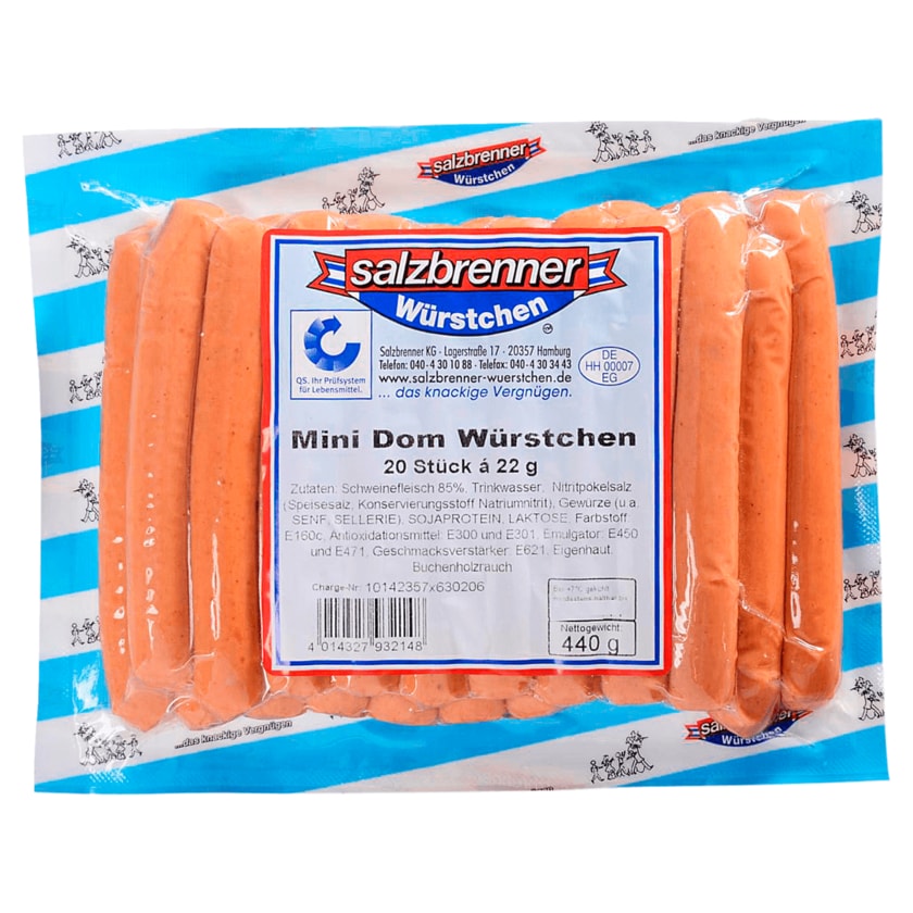 Salzbrenner Mini Dom Würtschen 20 Stück á 22g